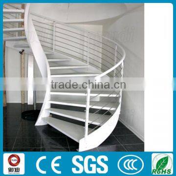 Modern Residential Indoor Steel Wood Curved Staircs photo-5