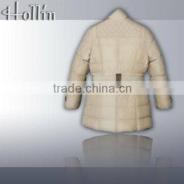 Women Down Jacket With Belt and High Quality 2016 photo-2