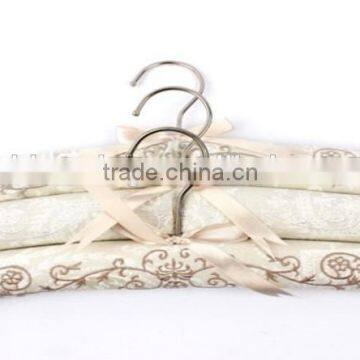 Competitive Price Cotton Padded Embroidered Coat Hanger