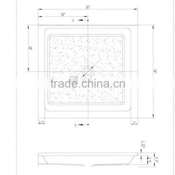 Rectangle Acrylic Shower Base,australia Shower Bases,bathroom Tray photo-5