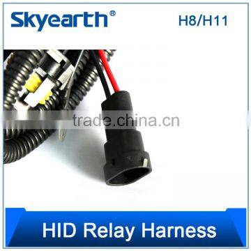HID Xenon Relay Cable for H8, HID Conversion Kit Relay Wire Harness, H3 H4 H7 H8 H11 9005 9006 HID Relay Harness photo-3