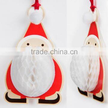 Hot Selling Paper Santa Claus Christmas Honeycomb