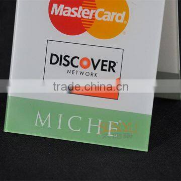 Advertisement Printing V Shape Acrylic Advertisement Sign