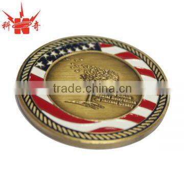 2014 Custom USA round souvenir coin for sales