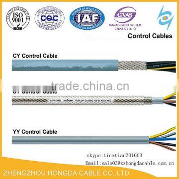 Control Flexible Cable YY/CY/SY PVC Cover LSZH Cable specification