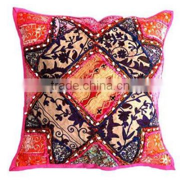 Vintage Khambadia Patchwork Cushion Covers directly from manufacturer in India