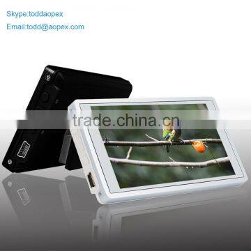 Wearable Video Name Tag Video Badge W/ Hang Rope & Magnet VNT-1000B TFT Screen 8-11hrs Display 4GB Memory photo-3
