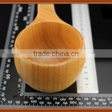 High-end Handmade Rubber Wooden Coffee Cup With Double Holes ,Wood Tea Mug With Handgrip photo-5