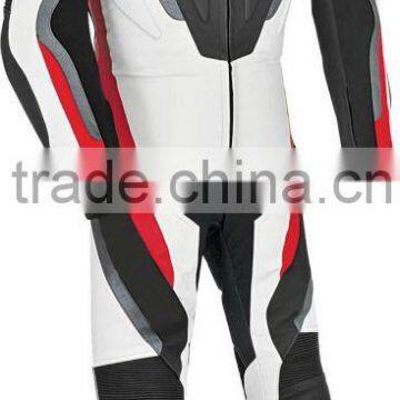 1-Pc Professional Motorbike Racing Leather Suit