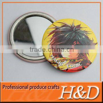 Cheap Customized 5cm Round Small Tin Mirrors