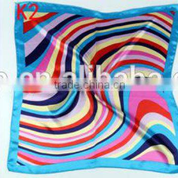 women Silk Satin square Scarf Neckerchief SS-003