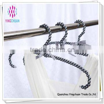 Pearl beads clothes hangers wholesale