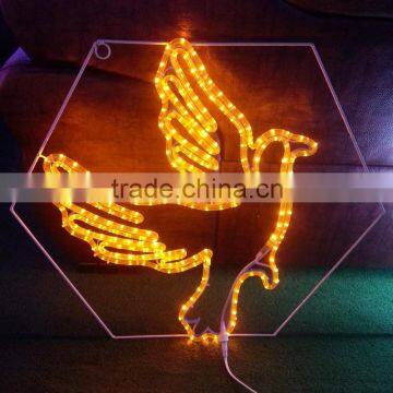 Festival Decorative Pigeon Shape LED Motif Light
