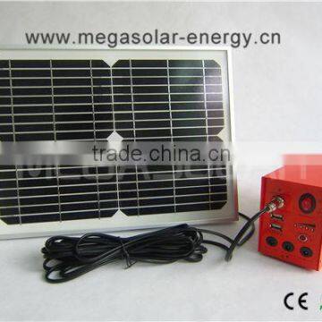 Portable Solar Module Kit With LED Lamp for for Camper / Caravan