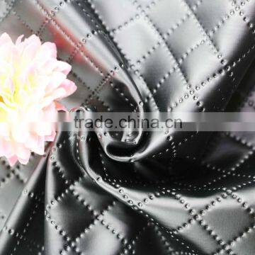 Hot Sell Knitted Fabric Bonded pu Coated Polyester Ultrasonic Fabric Embossed Fabric Supplier's Choice