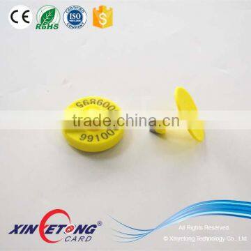 125Khz 134.2Khz LF RFID Animal Ear Tag / Cattle Tag for tracking