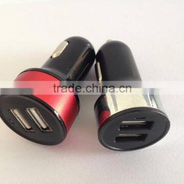 dual output usb portable car charger electric USB 3100mA car charger for mobile phones