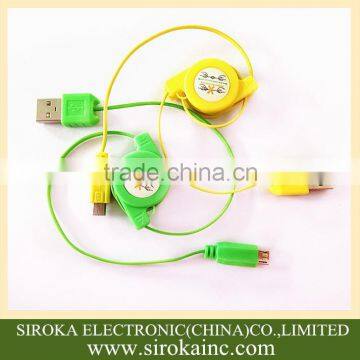 Wholesale Colorful Retractable 2.0 USB Micro Charger Cable for Samsung Android Phones photo-5