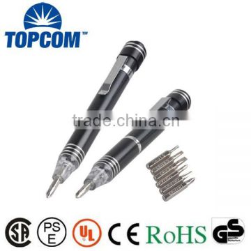 Pen Shape LED Light Mobile Phone Screwdriver Set