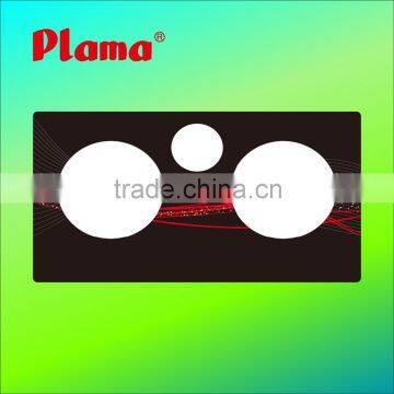 hot sale kitchen appliance tempered glass top for gas stove manufacturer
