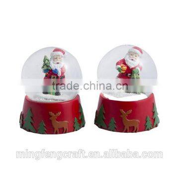 Poresin Christmas Santa Claus Music Snow Globe photo-2