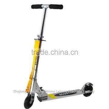 2015 hot sale 125 PU falsh wheel scooter,Aluminum scooter with high quality