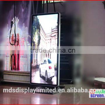 Led Commercial Advertising,p5 Outdoor Stand,Mobile Indoor,48cm x 176cm,19" x 69",hd Advertise, 96*352 Pixel,p2.5,p5 photo-3
