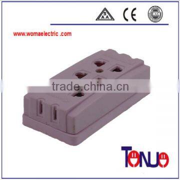 extension socket with side socket