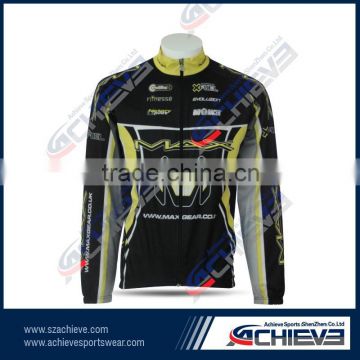 custom sublimation long sleeve bicycle clothing