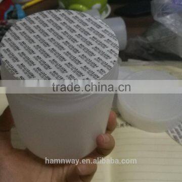 composit material self adhesive foam wad&lid