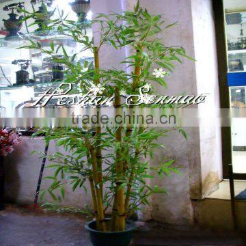 Grass Plant Type and Silk ,artificial bamboo for indoor or outdoor decoration