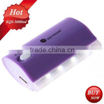 coloful 5600mAh portable mobile phone power bank charge