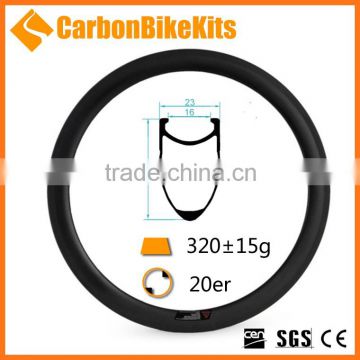 Customized CBK 38mm deep 23mm wide bmx 406 20 inch bicycle rims clincher                        
                                                Quality Choice