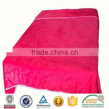 China Supplier 100%polyester Velboa Camel Quilt photo-2