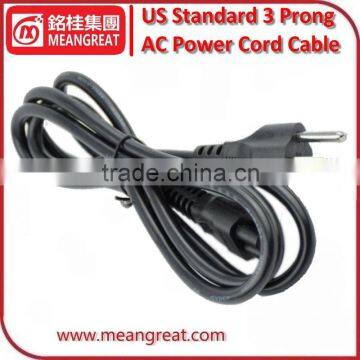 US Standard 3 Prong AC Power Cord Cable photo-5