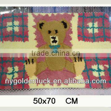 50x70cm Bear Rubber Backed Washable Area Rugs