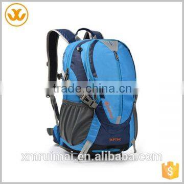 Unique trendy women rucksack custom size both side of the elastic bag waterproof nylon innovator backpack