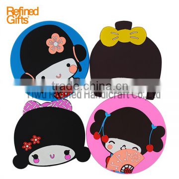 Cute Soft Pvc Bespoke Coasters High Quality Silicone Mats Pads