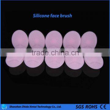 woman beautify makeup kit reusable silicone herbal facial brush