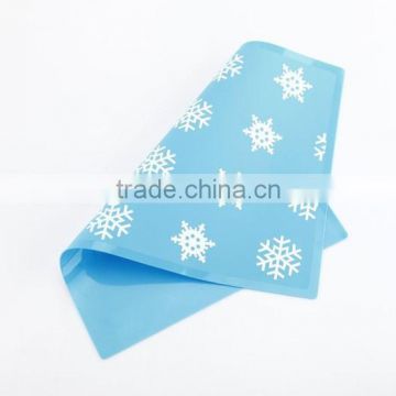 LFGB/FDA Food Grade Snowflake Pattern Silicone Baking Mat