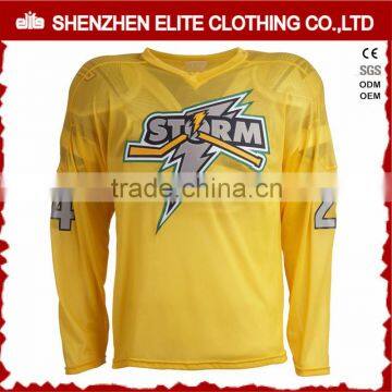 custom embroidered mesh hockey jersey wholesale