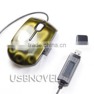 wired optical mouse(with 2hub and card reader)