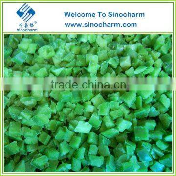 Sweet Bell Pepper Frozen Green Pepper Diced 10mm