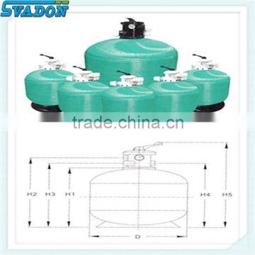 Hot sale swimming pool top mount fiberglass sand filter