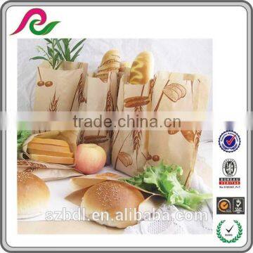 Eco- friendly Biodegradable Kraft Snack Food Packaging Bag