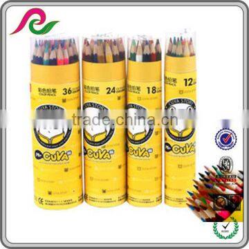 Round Cardboard Box With Kraft Paper Printing for Pencils Packing photo-2