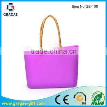 Ladies Silicone Beach Bag/Shopping Bag/Single Shoulder Bag