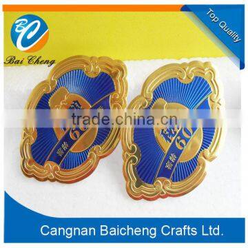 Pewter Packing Label,Tin Adhesive Label Metal Wine Label photo-6