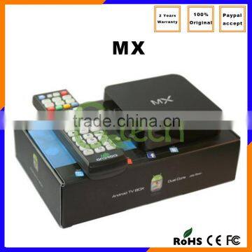 Shenzhen Android 4.2.2 dual Amlogic 8726 4k*2k wifi Kodi XBMC MX internet cable tv set top box