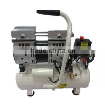 Oil free 9L tank best mini air compressor quiet silence